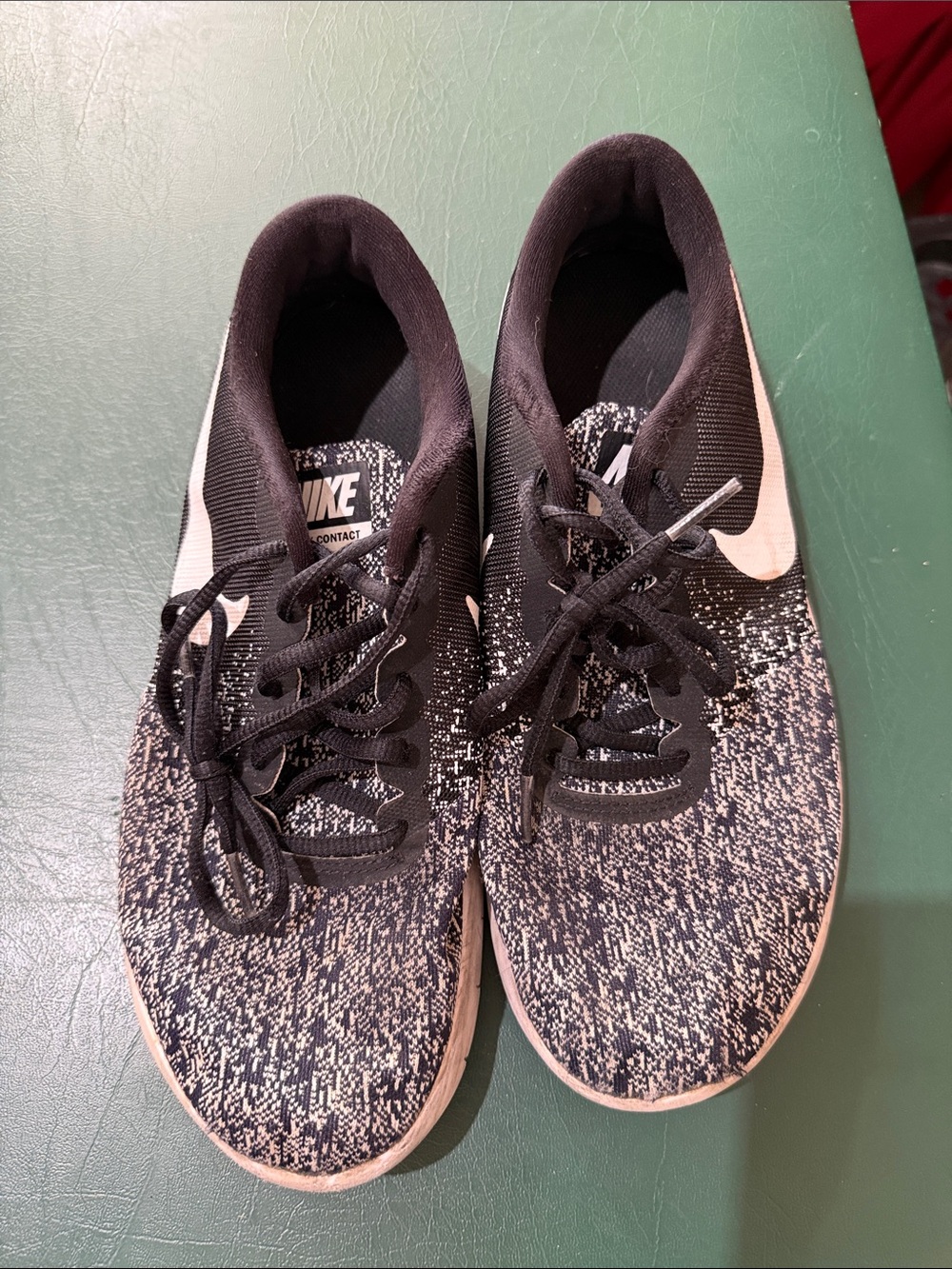 Nike Kids Black and White Knit Sneakers